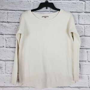Gap Cream White Long Sleeve Sweater Womens Small Nylon Blend